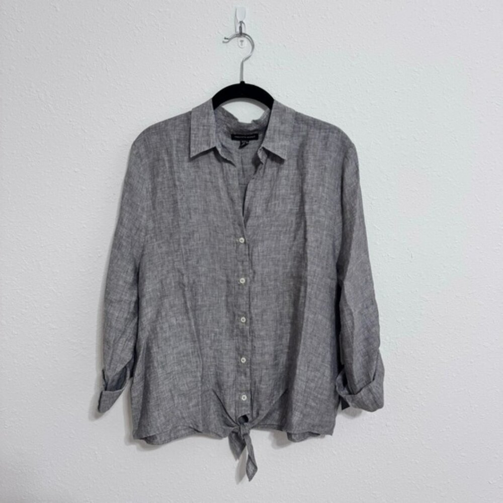 ✨Saks 5th Ave✨ Linen Button Down